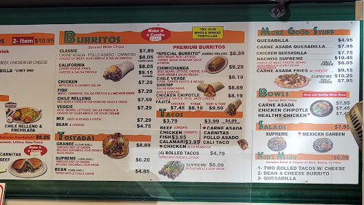 Menu photo of Sombrero Mexican Food