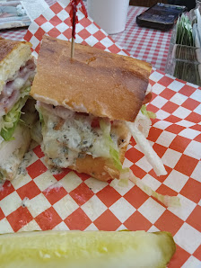Chicken sandwich photo of Loose Caboose Cafe