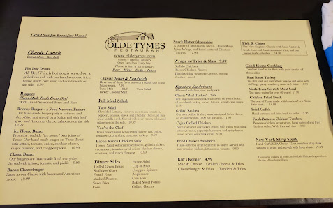 Menu photo of Olde Tymes Restaurant