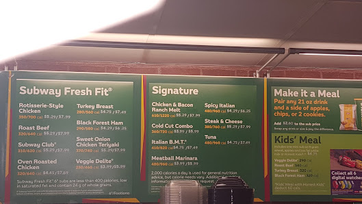 Menu photo of Subway