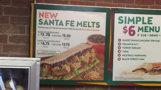 Menu photo of Subway