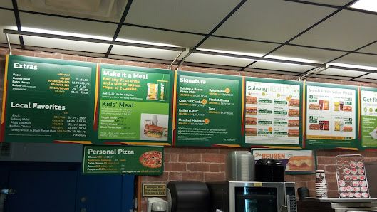 Menu photo of Subway