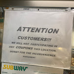 Pictures of Subway taken by user