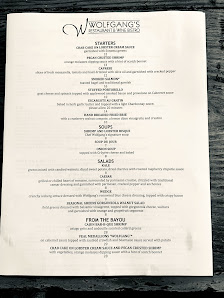 Menu photo of Wolfgang's Restaurant & Wine Bistro