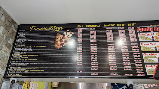 Menu photo of Famosa Pizza