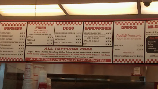 Menu photo of Five Guys