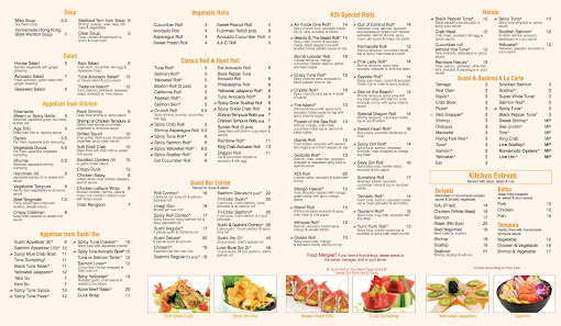 Menu photo of Koi Sushi