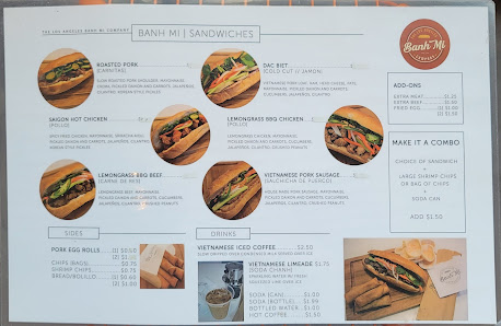 Menu photo of The Los Angeles Banh Mi Company