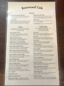 Menu photo of Rosewood Cafe