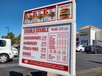 Menu photo of In-N-Out Burger